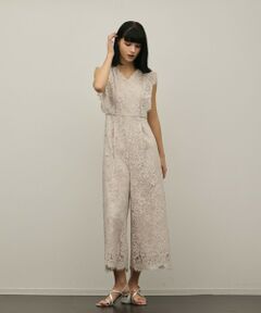 GRACE CONTINENTAL / グレースコンチネンタル サロペット・オールインワン | 【スタイリスト木津明子さんインスタライブ紹介】コードレースサロペット