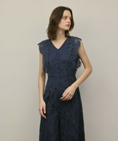 GRACE CONTINENTAL / グレースコンチネンタル サロペット・オールインワン | 【スタイリスト木津明子さんインスタライブ紹介】コードレースサロペット