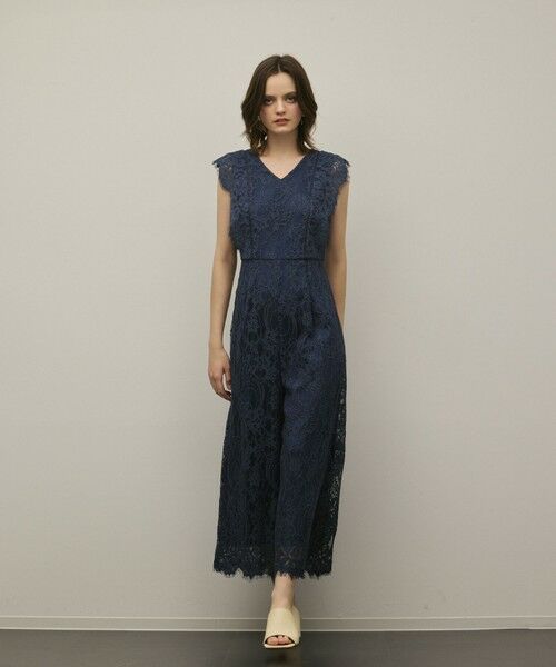 GRACE CONTINENTAL / グレースコンチネンタル サロペット・オールインワン | 【スタイリスト木津明子さんインスタライブ紹介】コードレースサロペット | 詳細9