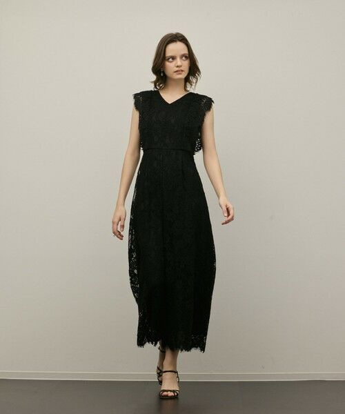 GRACE CONTINENTAL / グレースコンチネンタル サロペット・オールインワン | 【スタイリスト木津明子さんインスタライブ紹介】コードレースサロペット | 詳細22