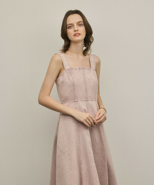 GRACE CONTINENTAL / グレースコンチネンタル ドレス | ハンカチーフヘムデニムワンピース | 詳細3