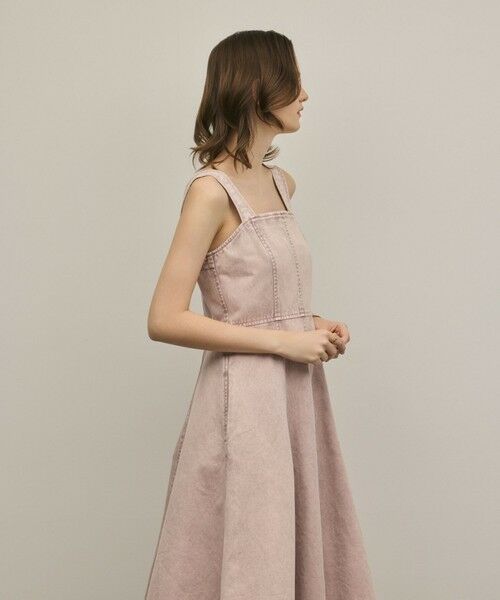 GRACE CONTINENTAL / グレースコンチネンタル ドレス | ハンカチーフヘムデニムワンピース | 詳細4