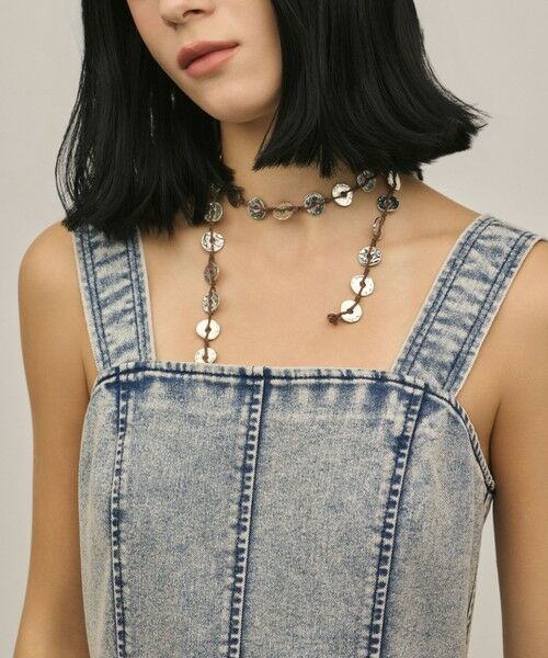 GRACE CONTINENTAL / グレースコンチネンタル ドレス | ハンカチーフヘムデニムワンピース | 詳細14