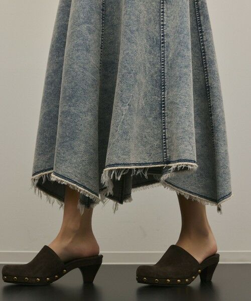 GRACE CONTINENTAL / グレースコンチネンタル ドレス | ハンカチーフヘムデニムワンピース | 詳細15