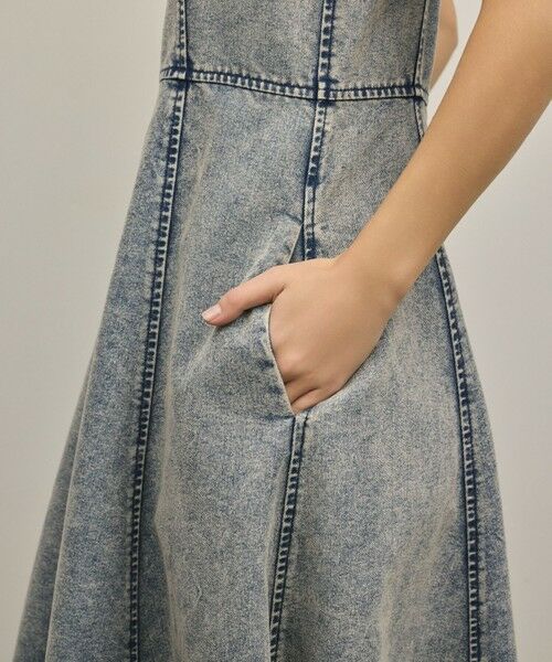 GRACE CONTINENTAL / グレースコンチネンタル ドレス | ハンカチーフヘムデニムワンピース | 詳細16