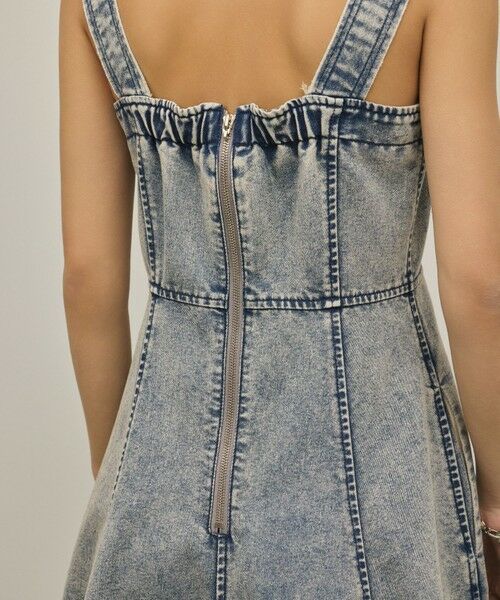 GRACE CONTINENTAL / グレースコンチネンタル ドレス | ハンカチーフヘムデニムワンピース | 詳細17