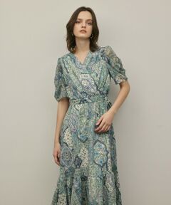 GRACE CONTINENTAL / グレースコンチネンタル ロング・マキシ丈ワンピース | パッチワークプリントワンピース