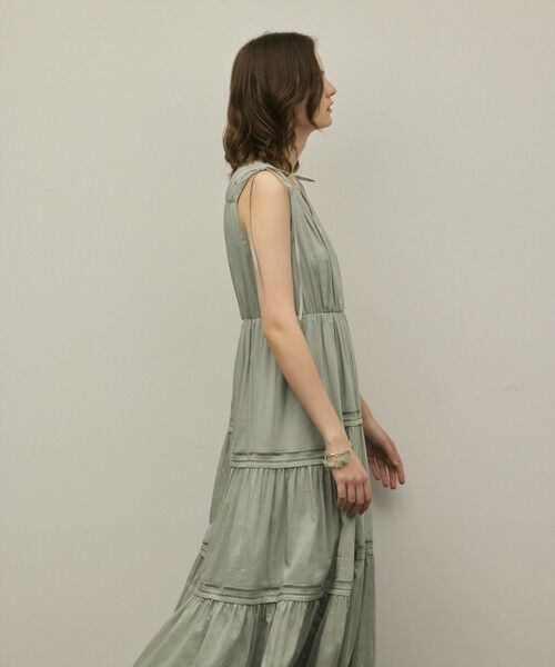 GRACE CONTINENTAL / グレースコンチネンタル ロング・マキシ丈ワンピース | コットンシルクティアードワンピース | 詳細17