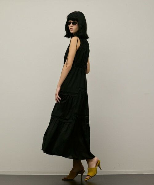 GRACE CONTINENTAL / グレースコンチネンタル ロング・マキシ丈ワンピース | コットンシルクティアードワンピース | 詳細23
