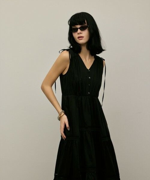 GRACE CONTINENTAL / グレースコンチネンタル ロング・マキシ丈ワンピース | コットンシルクティアードワンピース | 詳細27