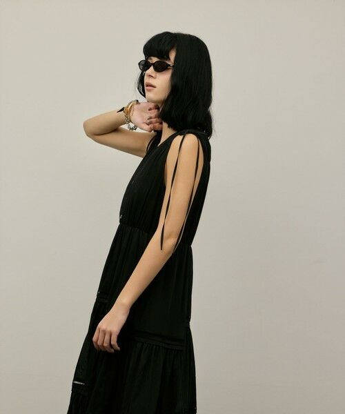 GRACE CONTINENTAL / グレースコンチネンタル ロング・マキシ丈ワンピース | コットンシルクティアードワンピース | 詳細28