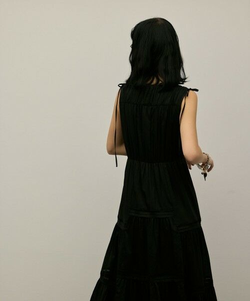 GRACE CONTINENTAL / グレースコンチネンタル ロング・マキシ丈ワンピース | コットンシルクティアードワンピース | 詳細30