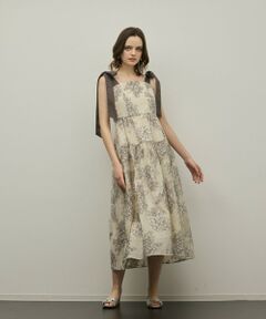 GRACE CONTINENTAL / グレースコンチネンタル ロング・マキシ丈ワンピース | シアージャガードティアードワンピース