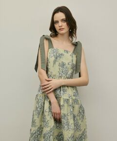 GRACE CONTINENTAL / グレースコンチネンタル ロング・マキシ丈ワンピース | シアージャガードティアードワンピース