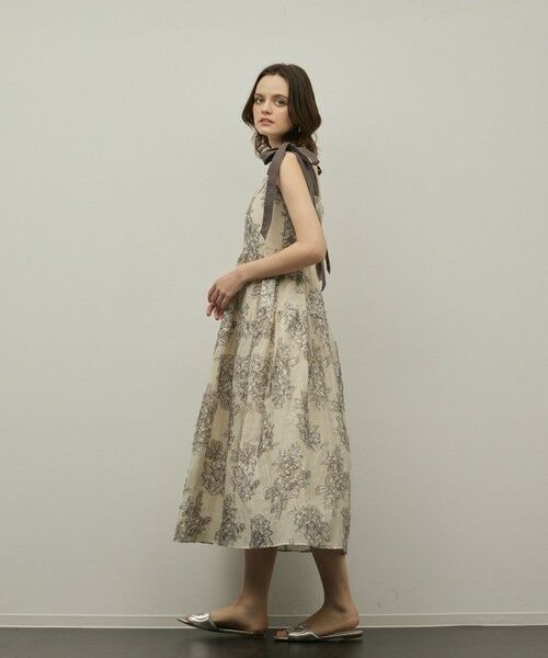 GRACE CONTINENTAL / グレースコンチネンタル ロング・マキシ丈ワンピース | シアージャガードティアードワンピース | 詳細2