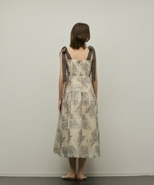 GRACE CONTINENTAL / グレースコンチネンタル ロング・マキシ丈ワンピース | シアージャガードティアードワンピース | 詳細3