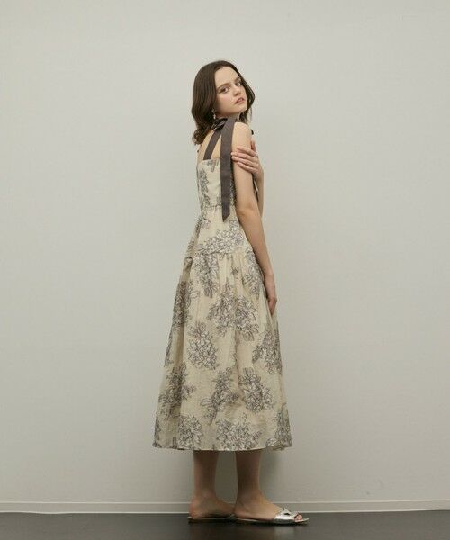 GRACE CONTINENTAL / グレースコンチネンタル ロング・マキシ丈ワンピース | シアージャガードティアードワンピース | 詳細4