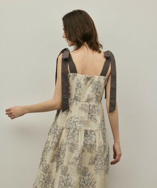 GRACE CONTINENTAL / グレースコンチネンタル ロング・マキシ丈ワンピース | シアージャガードティアードワンピース | 詳細8