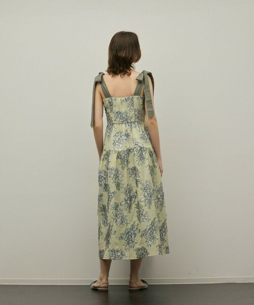 GRACE CONTINENTAL / グレースコンチネンタル ロング・マキシ丈ワンピース | シアージャガードティアードワンピース | 詳細15