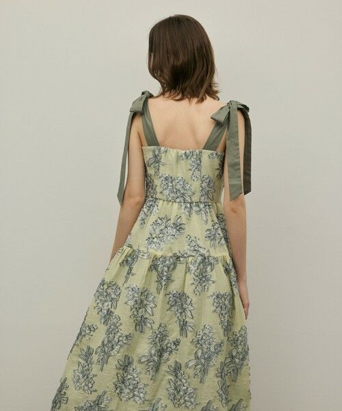 GRACE CONTINENTAL / グレースコンチネンタル ロング・マキシ丈ワンピース | シアージャガードティアードワンピース | 詳細19