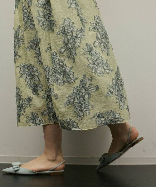 GRACE CONTINENTAL / グレースコンチネンタル ロング・マキシ丈ワンピース | シアージャガードティアードワンピース | 詳細23