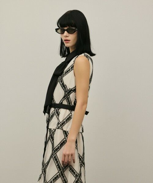 GRACE CONTINENTAL / グレースコンチネンタル ドレス | チュールレースワンピース | 詳細7