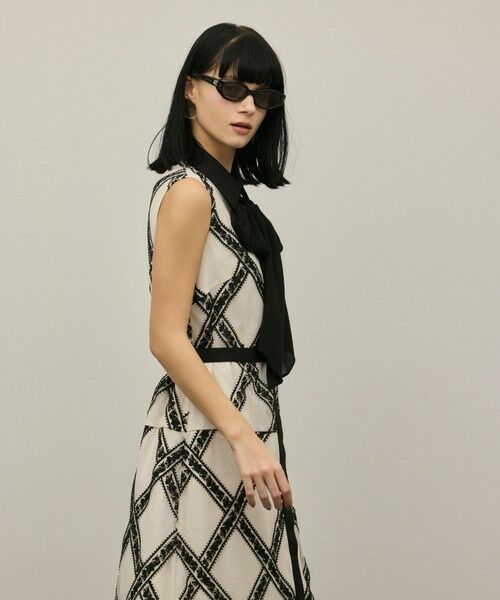 GRACE CONTINENTAL / グレースコンチネンタル ドレス | チュールレースワンピース | 詳細8