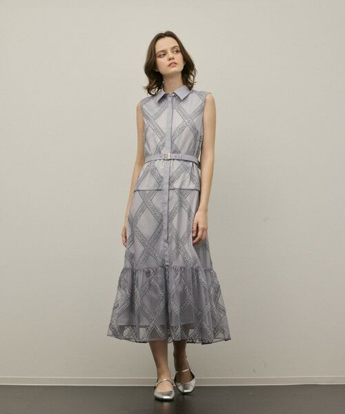 GRACE CONTINENTAL / グレースコンチネンタル ドレス | チュールレースワンピース | 詳細18