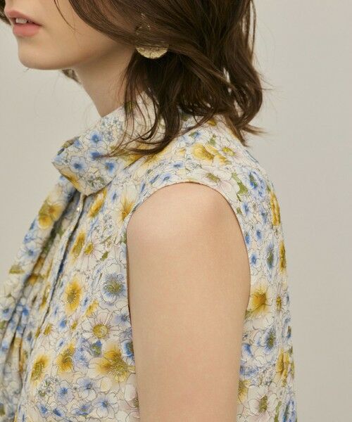 GRACE CONTINENTAL / グレースコンチネンタル シャツ・ブラウス | シアーフラワープリントジャガードブラウス | 詳細12