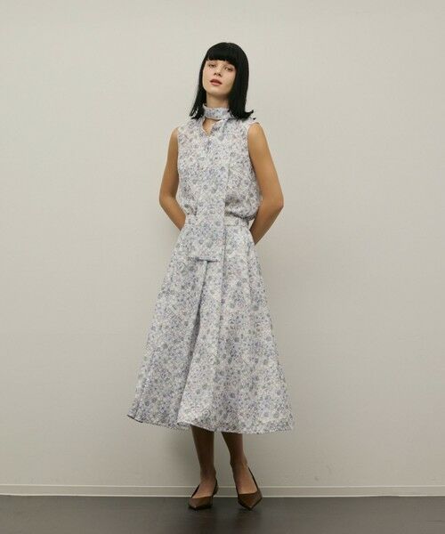 GRACE CONTINENTAL / グレースコンチネンタル シャツ・ブラウス | シアーフラワープリントジャガードブラウス | 詳細14