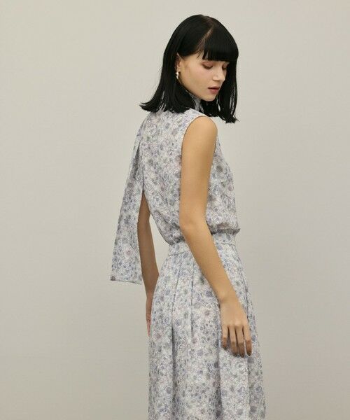 GRACE CONTINENTAL / グレースコンチネンタル シャツ・ブラウス | シアーフラワープリントジャガードブラウス | 詳細21