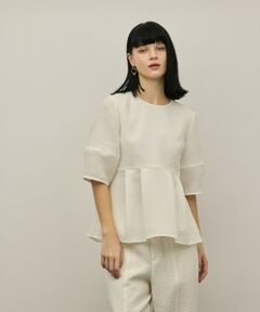 GRACE CONTINENTAL / グレースコンチネンタル その他トップス | オーガンジージャガードトップ