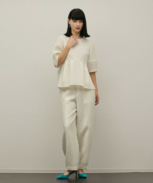 GRACE CONTINENTAL / グレースコンチネンタル その他トップス | オーガンジージャガードトップ | 詳細2