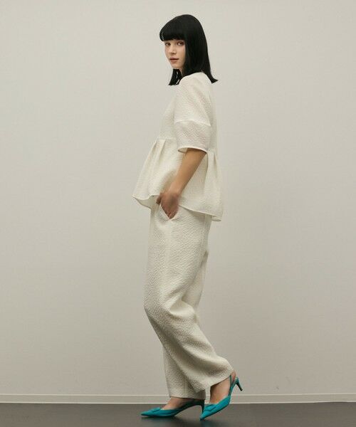 GRACE CONTINENTAL / グレースコンチネンタル その他トップス | オーガンジージャガードトップ | 詳細3