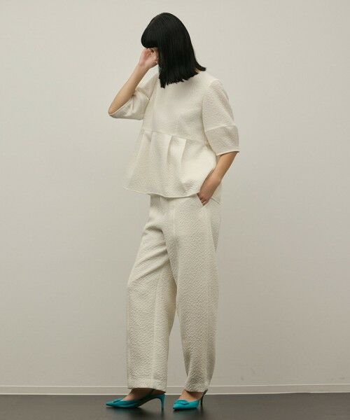 GRACE CONTINENTAL / グレースコンチネンタル その他トップス | オーガンジージャガードトップ | 詳細4