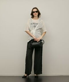 GRACE CONTINENTAL / グレースコンチネンタル カットソー | タックロゴTシャツ