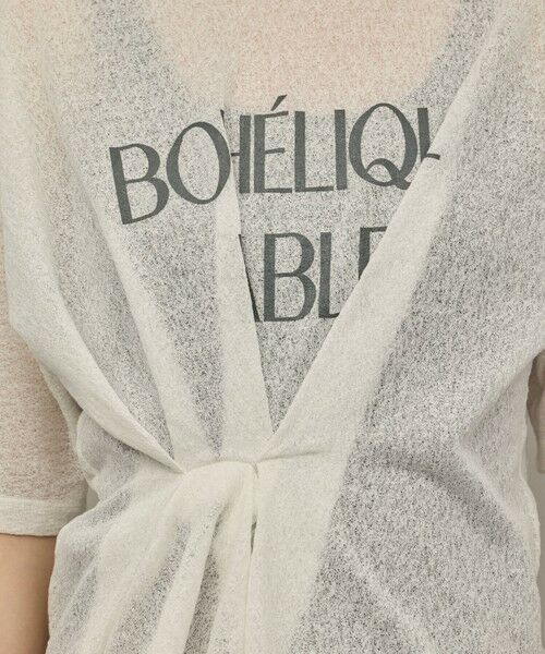 GRACE CONTINENTAL / グレースコンチネンタル カットソー | タックロゴTシャツ | 詳細11