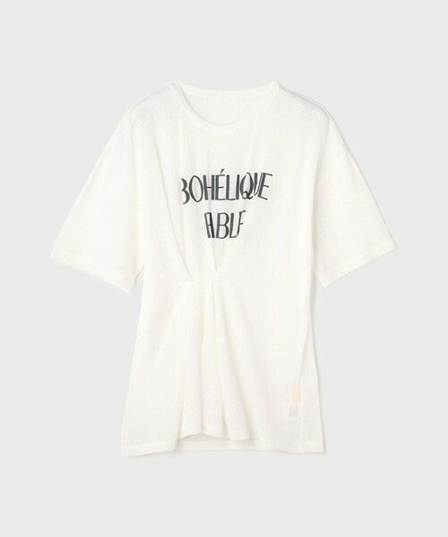 GRACE CONTINENTAL / グレースコンチネンタル カットソー | タックロゴTシャツ | 詳細13