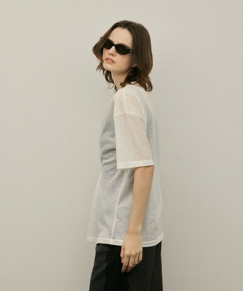 GRACE CONTINENTAL / グレースコンチネンタル カットソー | タックロゴTシャツ | 詳細7