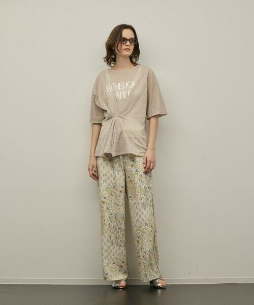 GRACE CONTINENTAL / グレースコンチネンタル カットソー | タックロゴTシャツ | 詳細13