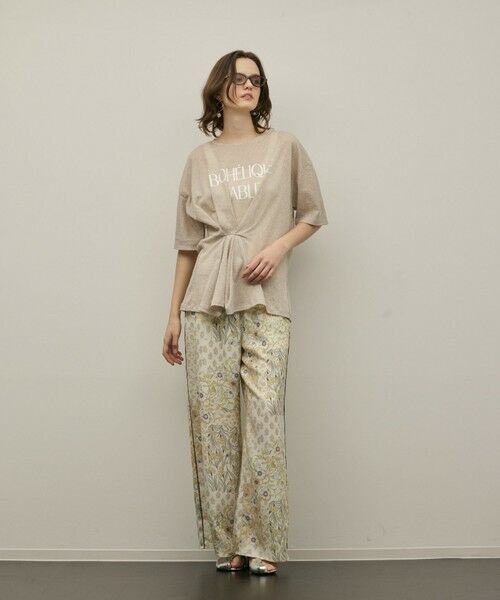 GRACE CONTINENTAL / グレースコンチネンタル カットソー | タックロゴTシャツ | 詳細14