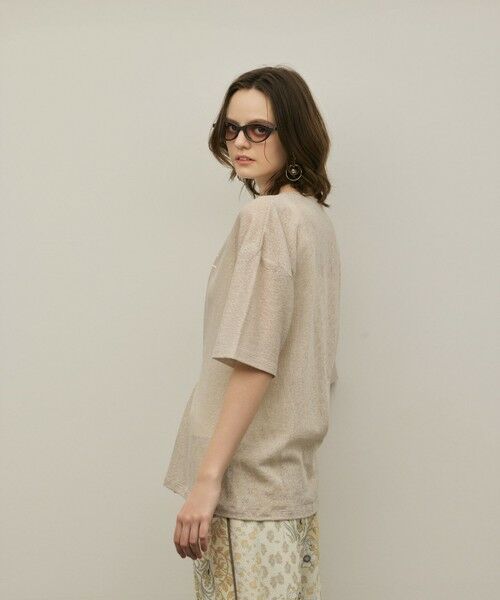 GRACE CONTINENTAL / グレースコンチネンタル カットソー | タックロゴTシャツ | 詳細19