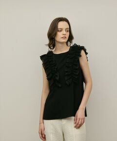 GRACE CONTINENTAL / グレースコンチネンタル その他トップス | フリル切替カットトップ