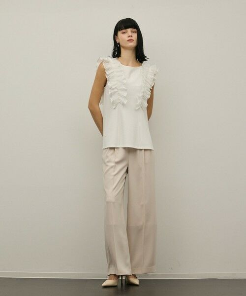 GRACE CONTINENTAL / グレースコンチネンタル その他トップス | フリル切替カットトップ | 詳細1