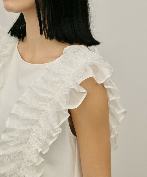 GRACE CONTINENTAL / グレースコンチネンタル その他トップス | フリル切替カットトップ | 詳細13