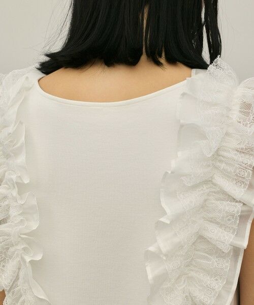 GRACE CONTINENTAL / グレースコンチネンタル その他トップス | フリル切替カットトップ | 詳細14