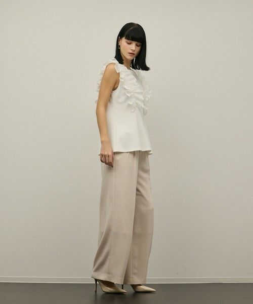 GRACE CONTINENTAL / グレースコンチネンタル その他トップス | フリル切替カットトップ | 詳細5