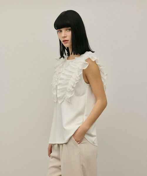 GRACE CONTINENTAL / グレースコンチネンタル その他トップス | フリル切替カットトップ | 詳細9
