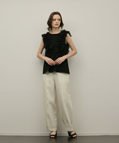 GRACE CONTINENTAL / グレースコンチネンタル その他トップス | フリル切替カットトップ | 詳細17