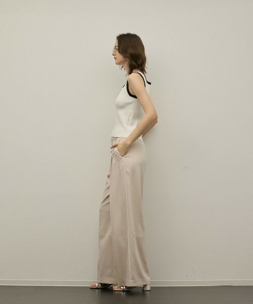 GRACE CONTINENTAL / グレースコンチネンタル その他トップス | バイカラーリブニットノースリーブ | 詳細2